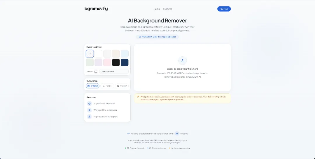 BgRemovify screenshot 1