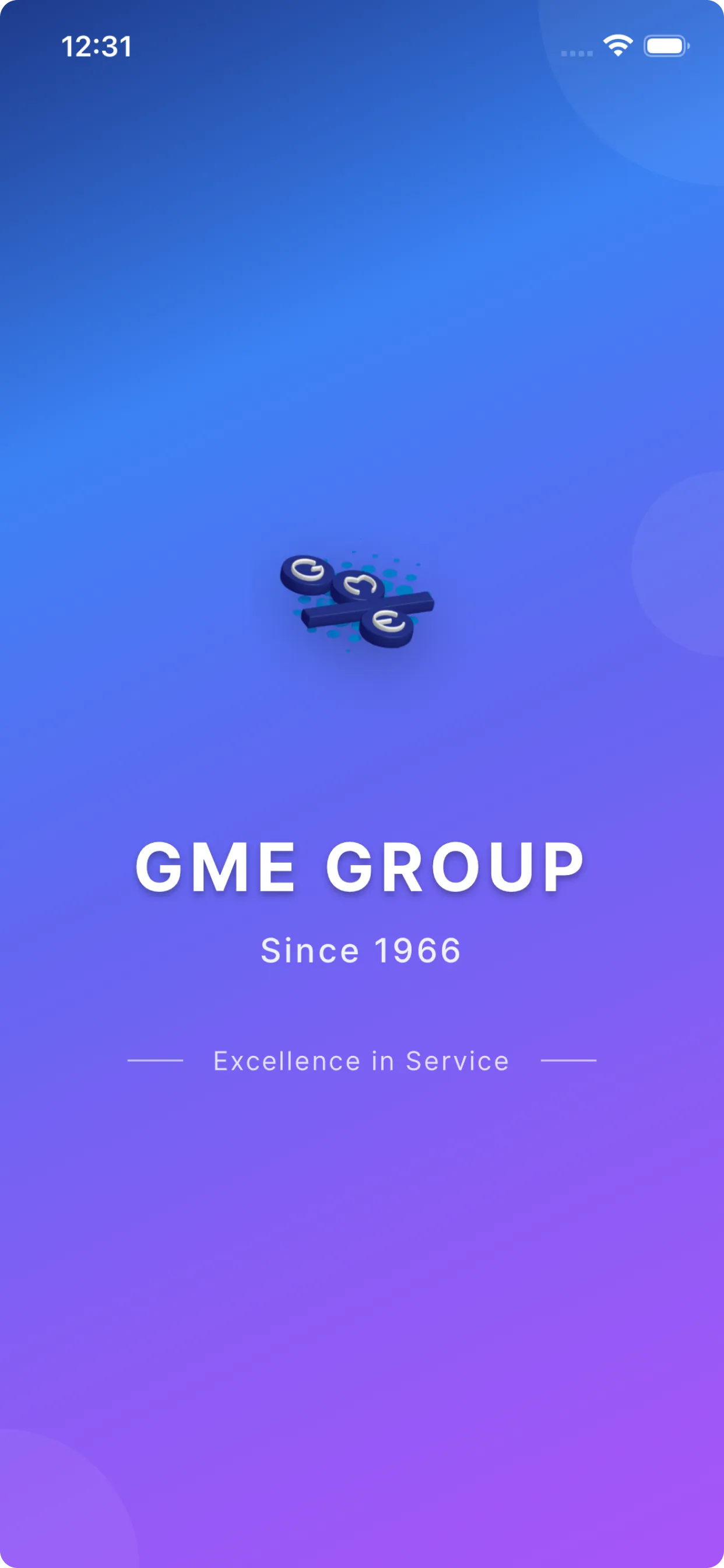 GME Service — Employee Management Mobile Application screenshot 1