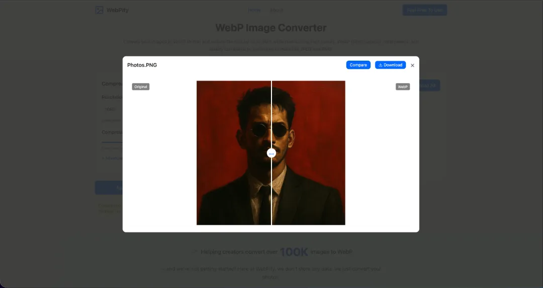 WebPify screenshot 3